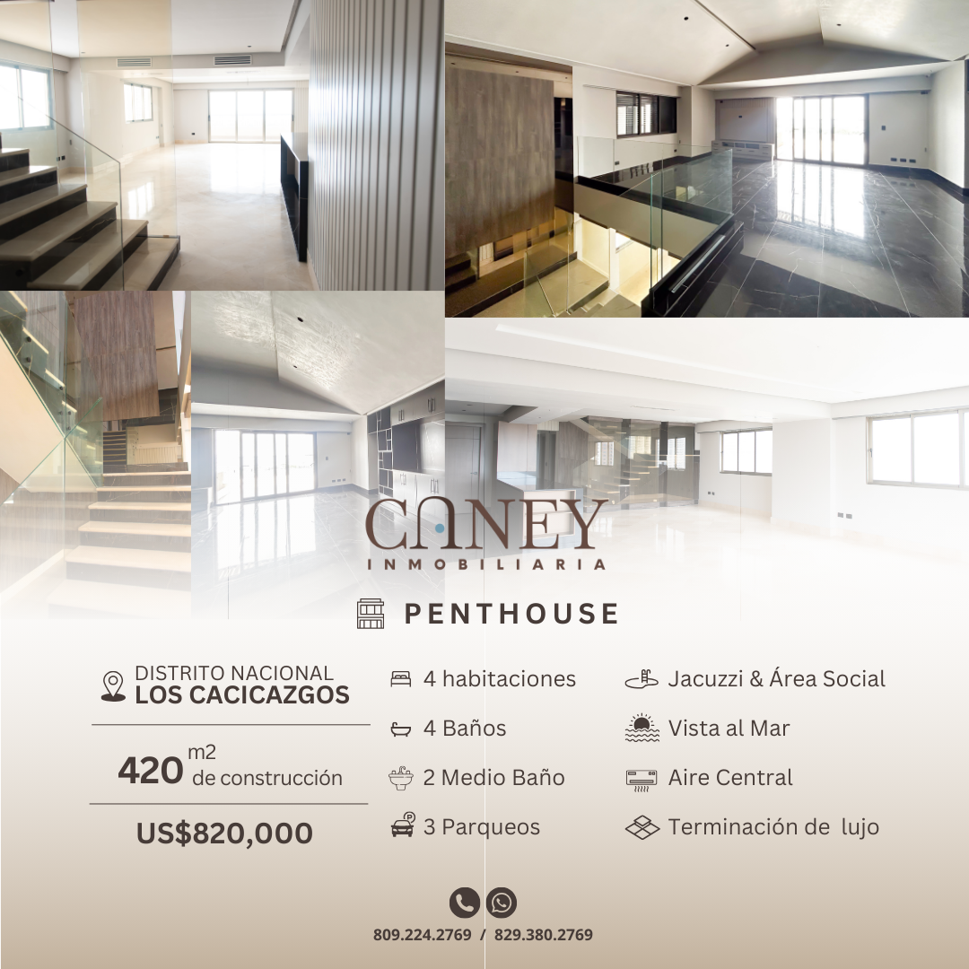 Penthouse de lujo en Los Cacicazgos